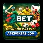 22Bet banner featuring sports betting and casino games with a cricket player, soccer player, and gambling icons.