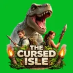 Close up texture of dinosaur style reptile skin surface from The Cursed Isle survival game environment.