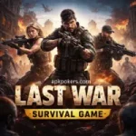 Survivors fighting zombies in a destroyed city in Last War: Survival Game mobile strategy survival game.