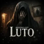 Dark cloaked figure in a haunted house, representing the horror game Luto.