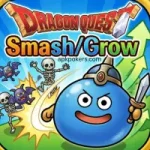 Dragon Quest Smash Grow game icon featuring a blue Slime warrior fighting skeletons and bats.