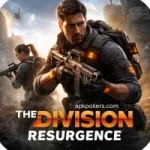 The Division Resurgence mobile tactical shooter game icon showing two armed agents in a post apocalyptic New York battlefield environment