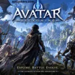 Fantasy action RPG game “Avatar Reckoning” cover featuring warriors facing dragons in a magical open-world landscape.